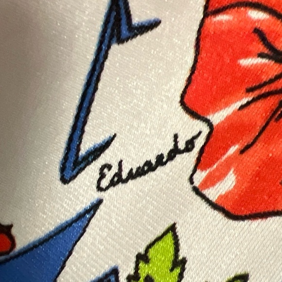 1960s Eduardo for Pucci Vintage Floral Shift Dress - Picture 8 of 9